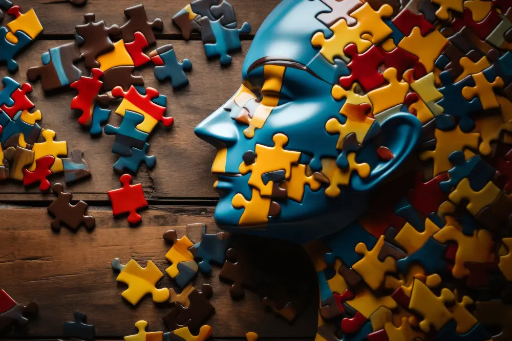 head puzzle putting together who you are