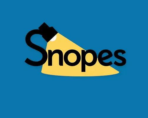 graphic of "Snopes" logo