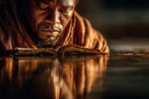 man studies God's values