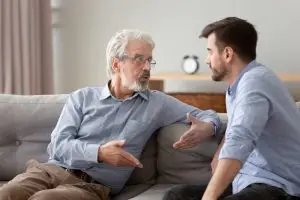 older man discipling younger man
